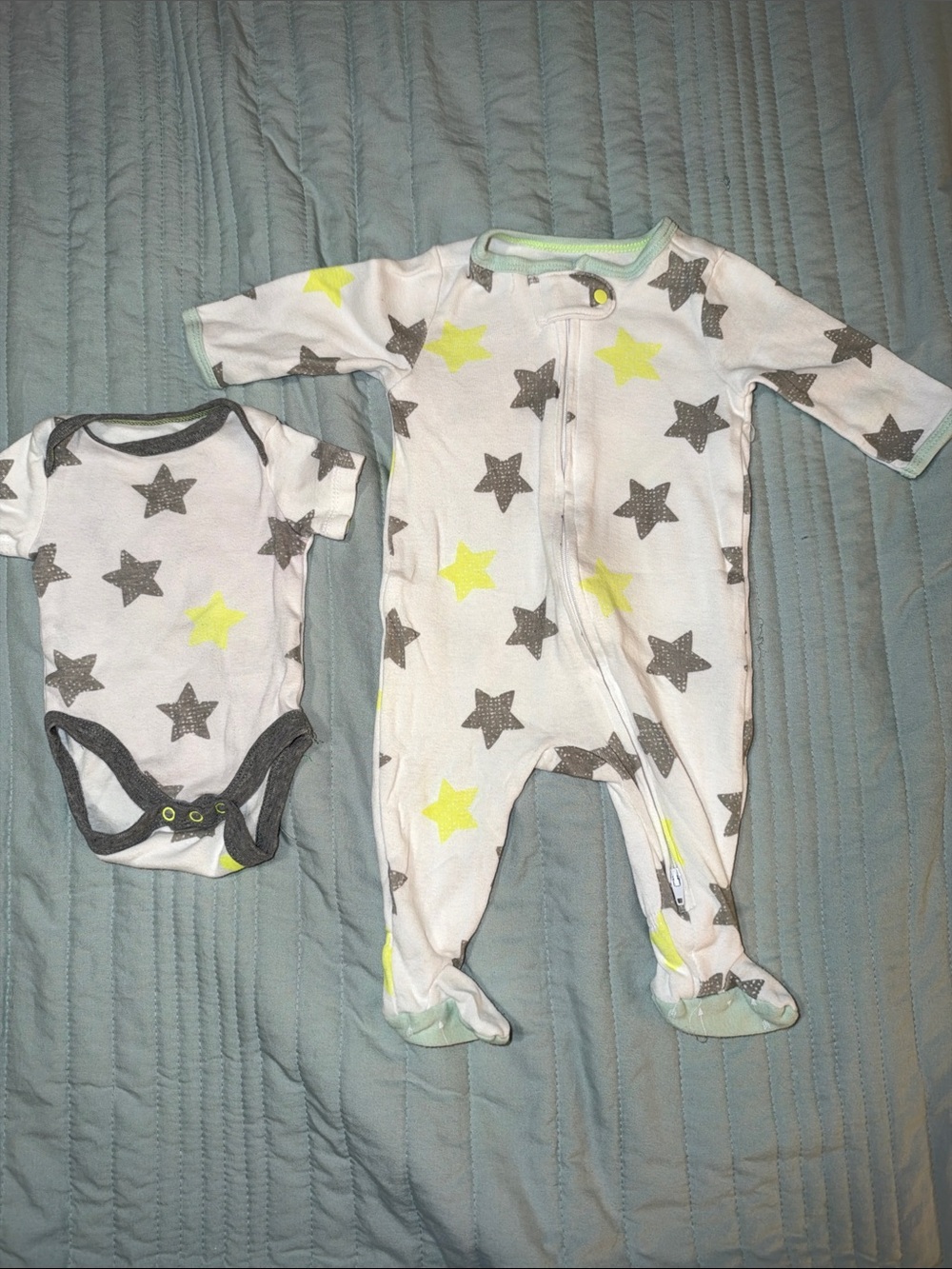A Star is Born - 2 Piece Newborn Onesie and Footie Set